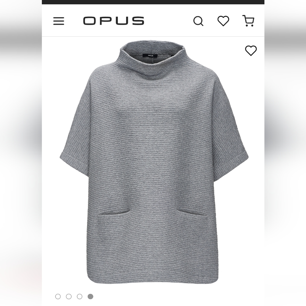 Opus | Amberley Poncho | OS | Grey